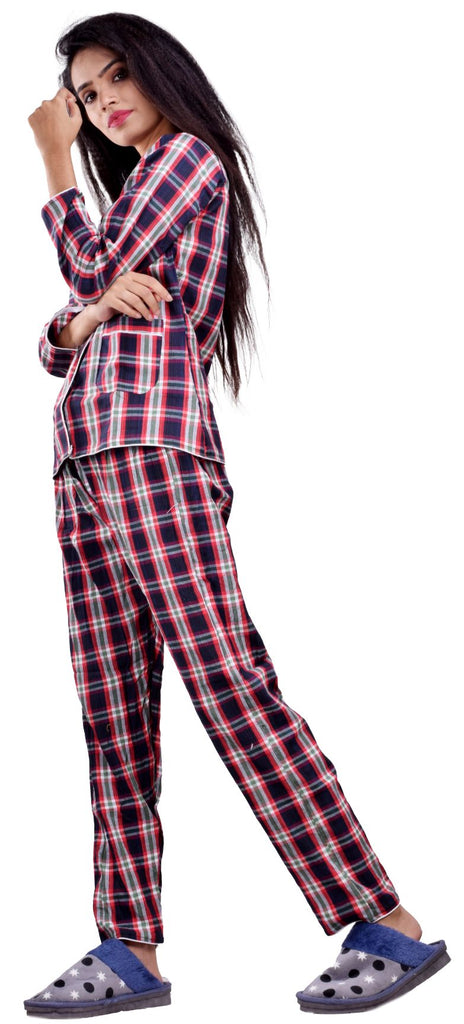 Buy BEAUTY CRAZE Women's Cotton Check Maxy Nighty And Satin Night Suit  Combo (Pack Of 2) Online at Best Prices in India - JioMart.